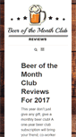 Mobile Screenshot of beerofthemonthclub.org